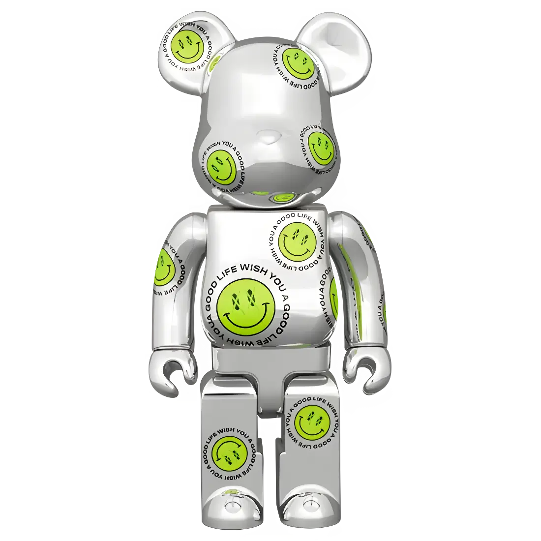 Bearbrick Wish You a Good Life NICKTHEREAL 100%+400% Herstellerbild 3
