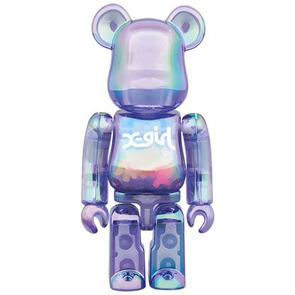 BE@RBRICK X-girl Clear Purple Version 100%+400% | MyBearBrick.de BE@RBRICK X-girl Clear Purple Version 100%+400% | MyBearBrick.de
