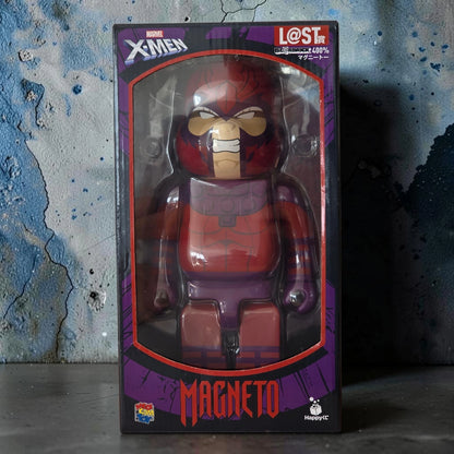 Bearbrick X-Men L@ST Magneto 400% Verpackung Vorderseite