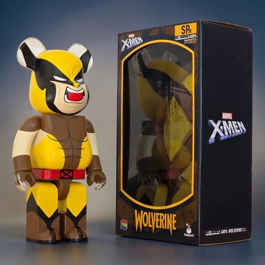 Bearbrick X-Men SP Wolverine Brown Version 400% mit Verpackung