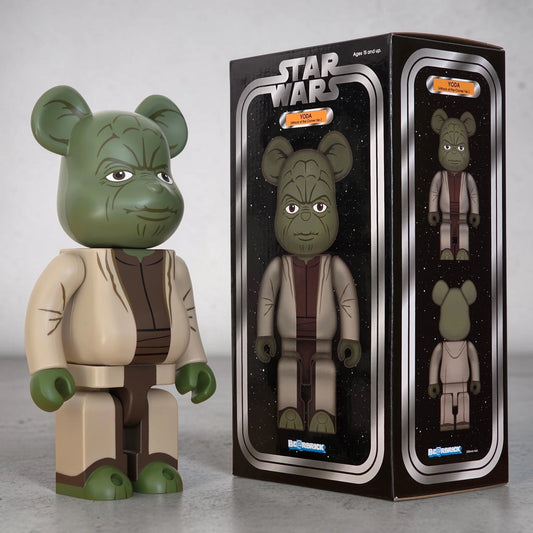 Bearbrick Yoda [Attack of the Clones Version] 400% mit Verpackung