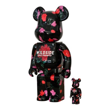 Bearbrick Yohji Yamamoto "Wildside" 100%+400% schräg