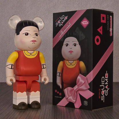 Bearbrick Young-Hee [Squid Game] 400% mit Verpackung