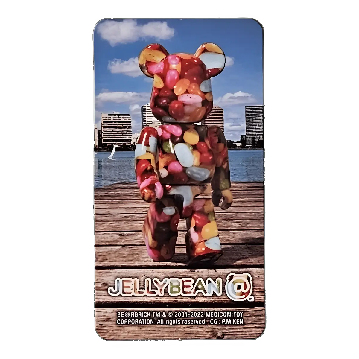 Bearbrick Series 45 Jellybean "Jelly Beans" 100% Begleitkarte