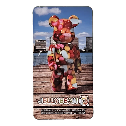 Bearbrick Series 45 Jellybean "Jelly Beans" 100% Begleitkarte