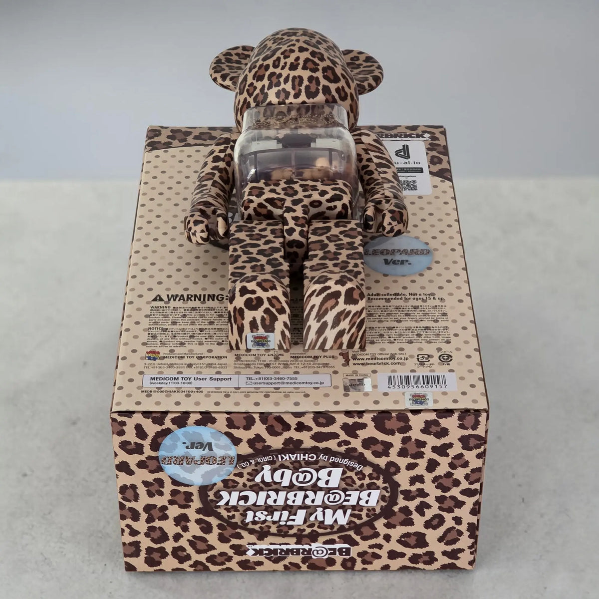 MY FIRST BE@RBRICK B@BY Leopard Version 100%+400% MY FIRST BE@RBRICK B@BY Leopard Version 100%+400%