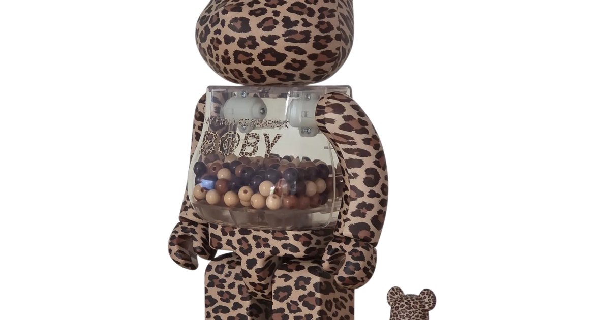 MY FIRST BE@RBRICK B@BY Leopard Version 100%+400%