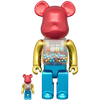 My First Bearbrick B@by MCT Color Chrome Version 100%+400% Herstellerbild 1