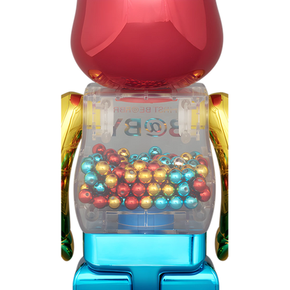 My First Bearbrick B@by MCT Color Chrome Version 100%+400% Herstellerbild 4