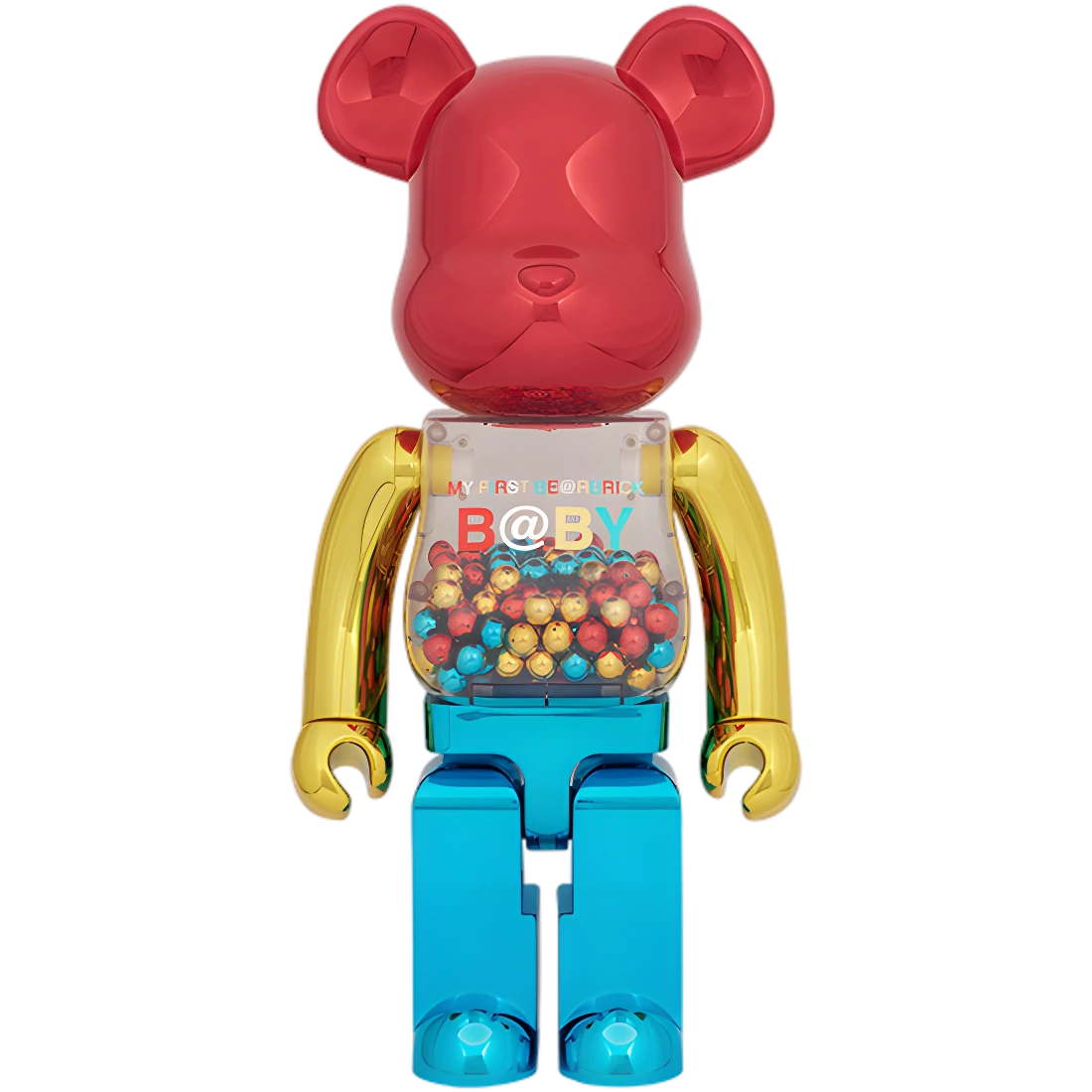My First Bearbrick B@by MCT Color Chrome Version 1000% Herstellerbild 1